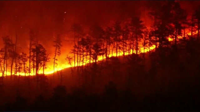 Wharton State Forest wildfire in South Jersey