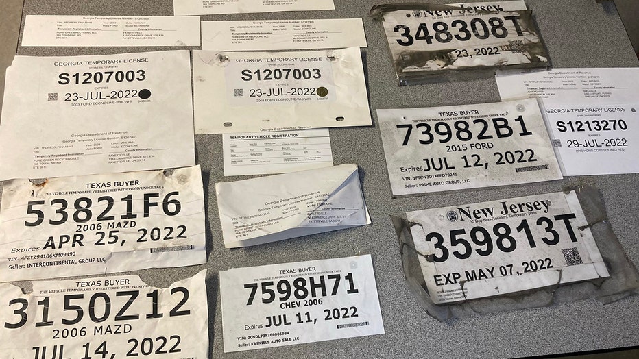 NY Police Confiscate Cars Using Fake Plates To Evade Tolls FOX 5 New York   NYSPNYPD Fake License Plates 