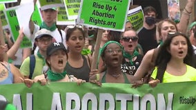 Thousands march in NYC for abortion rights