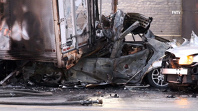 4 dead, 1 critical after fiery car crash in Newark