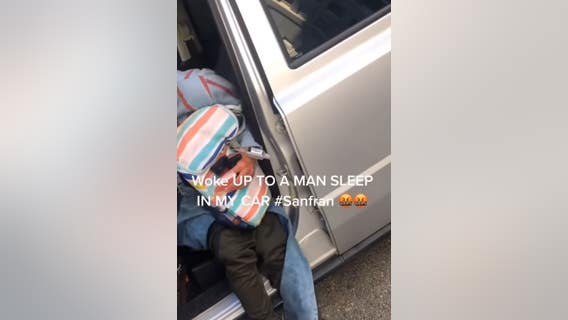 Woman offers some compassion after finding stranger sleeping in her car in San Francisco