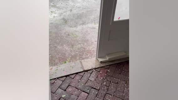 NY hail storm: Sudden 10-degree drop brings severe weather