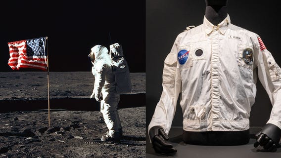 Buzz Aldrin's moon-flown Apollo 11 jacket sells for record $2.8M
