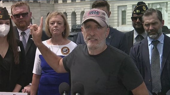 Jon Stewart slams Senate Republicans for not passing bill aimed at helping veterans