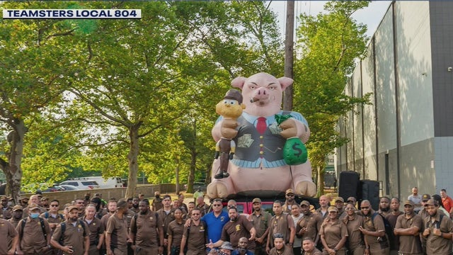 UPS workers in NYC protest for better working conditions after heat wave