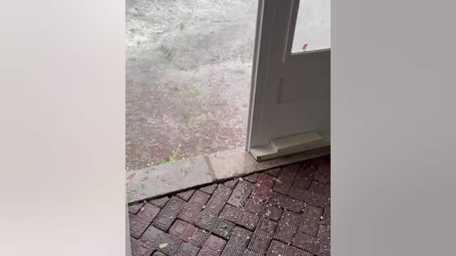 NY hail storm: Sudden 10-degree drop brings severe weather