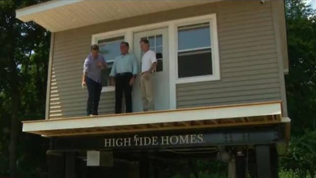 NJ home can be raised and lowered to avoid flooding