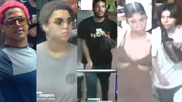 Couple attacked by gang of cigarette-smoking subway riders