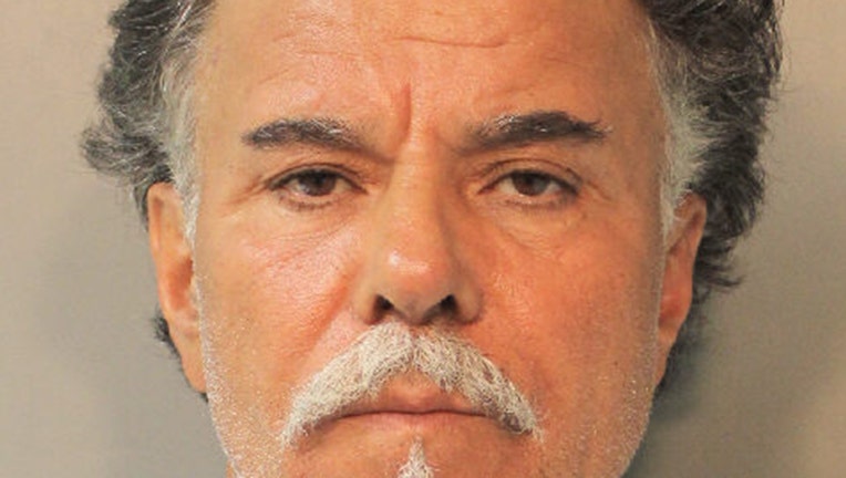 Manuel C. Reis, 59, of Mineola is accused of placing tire spikes near Nassau County Police facilities.