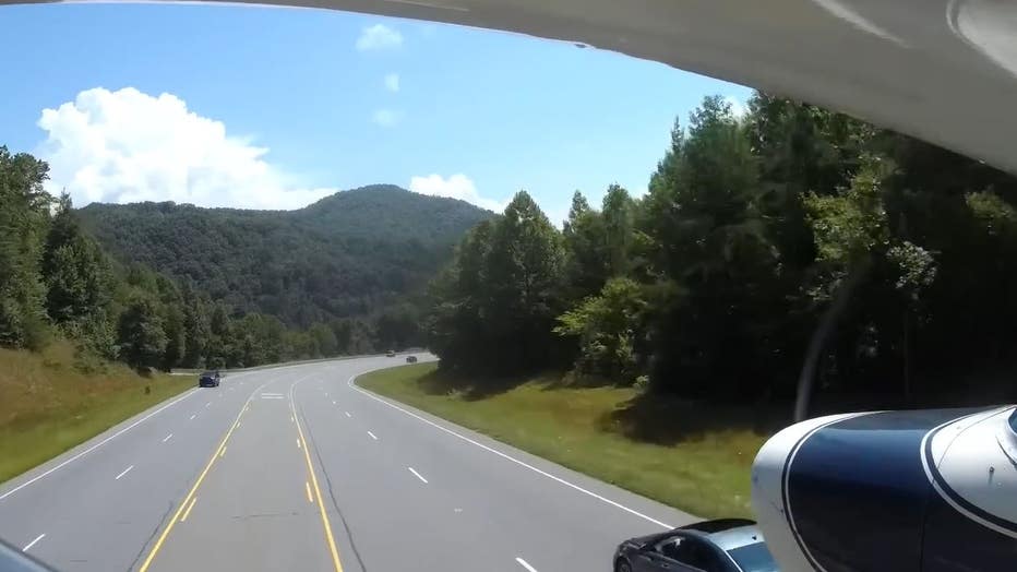 Pilot makes emergency landing on North Carolina highway