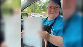 Worker with Down syndrome's celebrates first paycheck in viral video, thief attempts to steal it