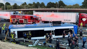 New Jersey Turnpike crash: Bus overturns, killing 2