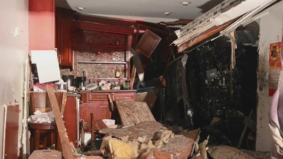 Car crashes into house on Long Island; driver charged