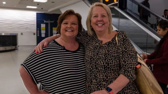 'I've won the lottery': Sisters born to same mother meet for first time in their 50s