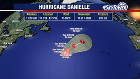 Danielle becomes first hurricane of 2022 Atlantic season; won't impact U.S.