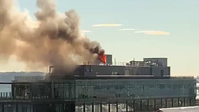 Governor's Island Ferry Terminal catches fire, causing delays