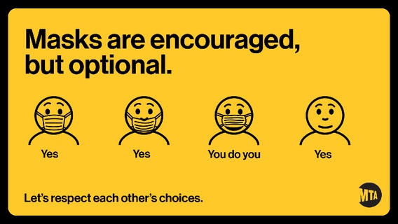 NY dumps mask mandate on subway trains and buses