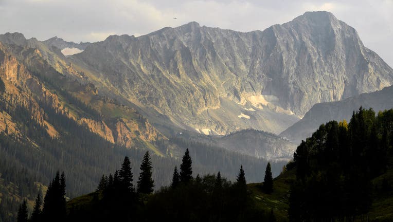 Captiol Peak in the Maroon Bell-Snowmass Wilderness of White River National Forest.