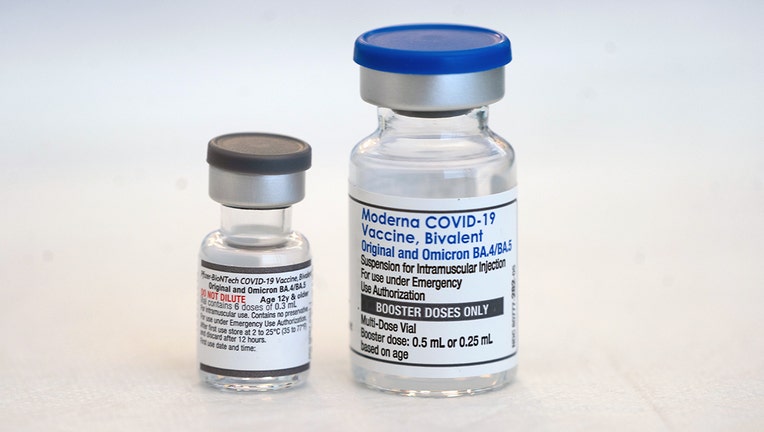 2 vials of COVID vaccine booster