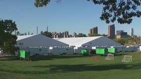 NYC's Randall's Island tent camp opens, but lacks migrants