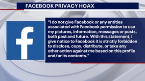 What is the deal with the Facebook privacy posts?