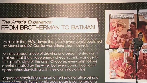 Manhattan art exhibit highlights work of black and brown comic artists