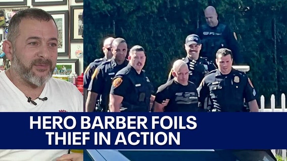 Brave barber chases, scuffles with catalytic converter thief