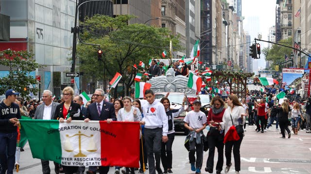 NYC Columbus Day Parade 2022