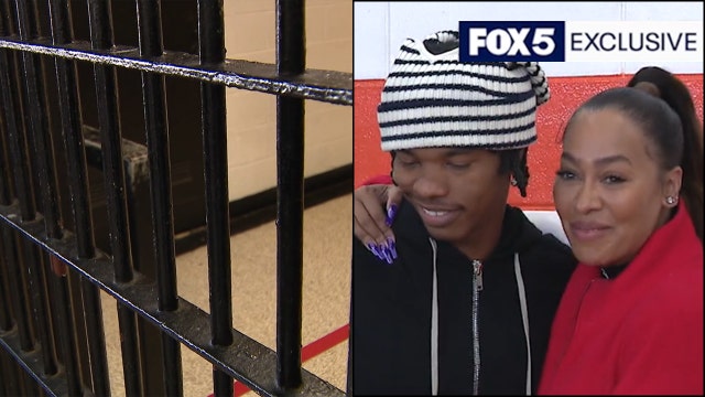 Lil Baby and La La speak to young men at Rikers Island