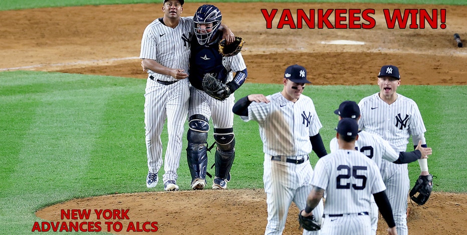 Yankees beat Guardians to punch ticket into ALCS - Los Angeles Times