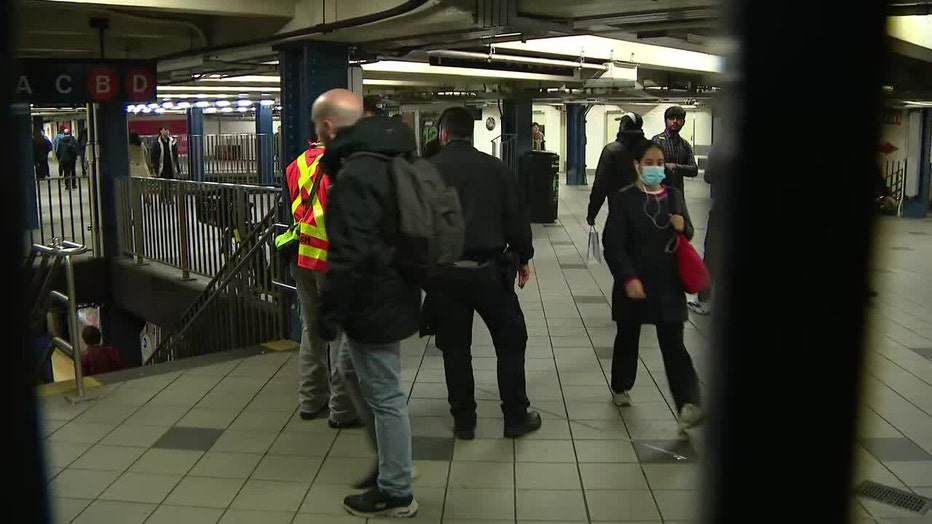 A subway train dragged a man to his death in Manhattan.