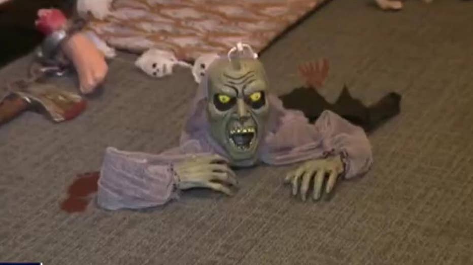 People living on the Upper West Side vie for the coveted title of 'scariest door' each Halloween season.
