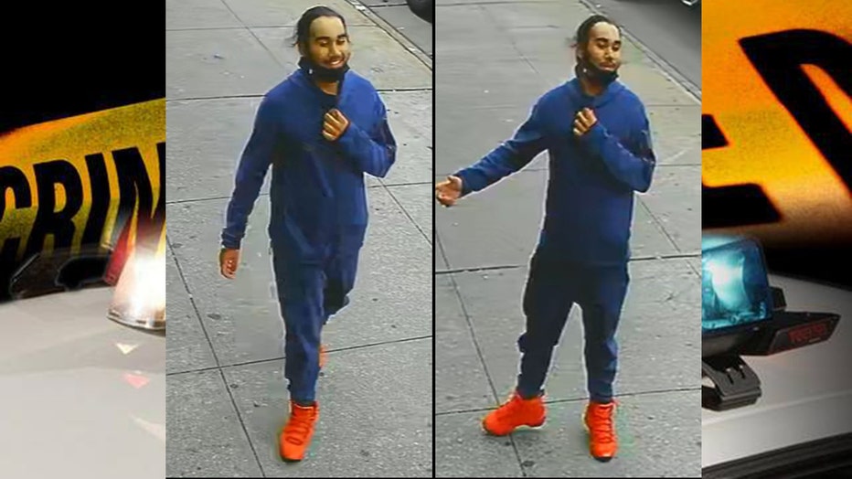 The NYPD released a photo of a man wanted in connection with the stabbing of a 14-year-old boy near a Queens McDonald's.