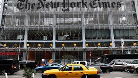 Man with ax, sword tries to get into NY Times newsroom