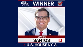 George Santos wins New York's 3rd Congressional District versus Robert Zimmerman