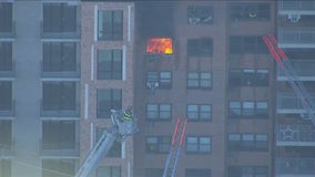 High-rise fire in the Bronx
