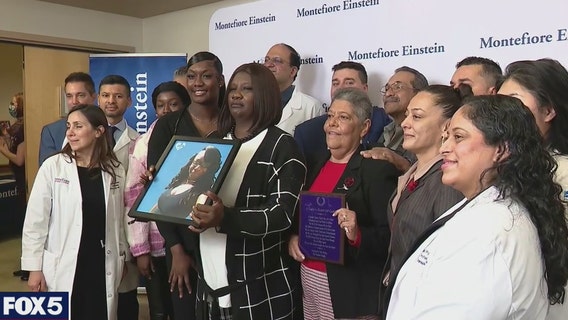 Recipient of transplanted heart meets family of organ donor