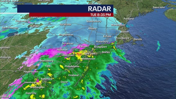 Storm targets NY, NJ with rain and snow