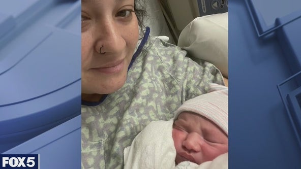 Cops help delivery baby at mother's home