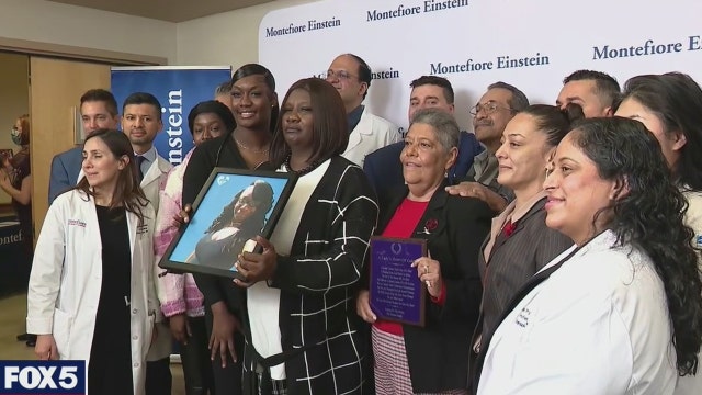 Recipient of transplanted heart meets family of organ donor