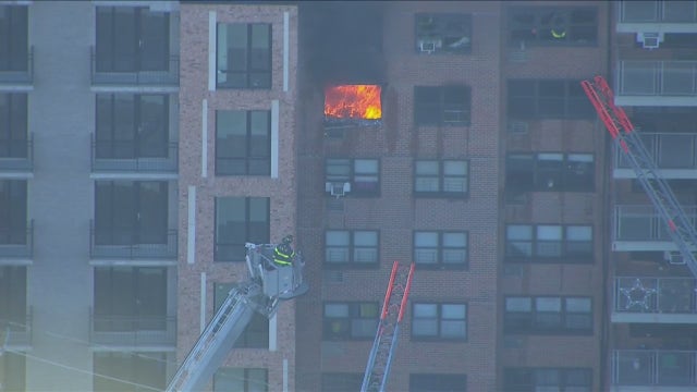 High-rise fire in the Bronx