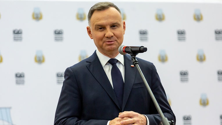 The President of the Republic of Poland, Andrzej Duda. (Photo by Dominika Zarzycka/NurPhoto via Getty Images)