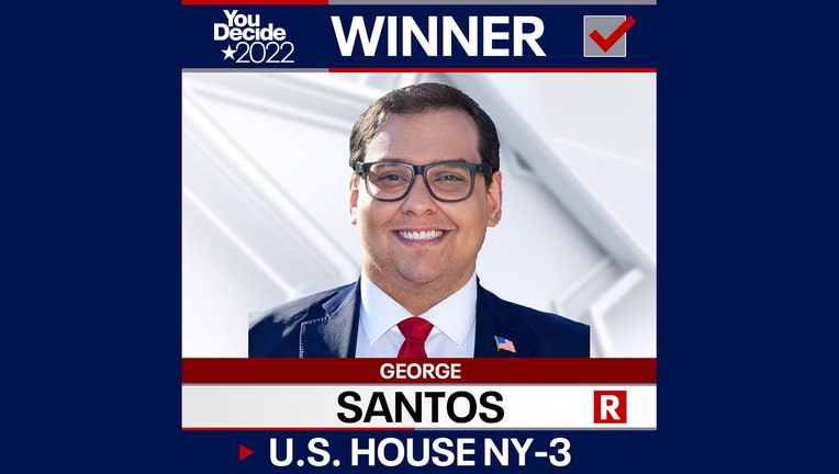 George Santos wins NY's 3rd Congressional District.