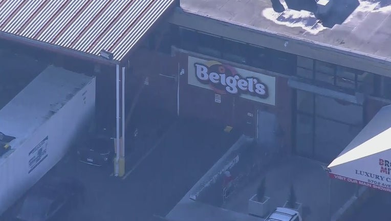 A man was found dead in a freezer at Beigel's Bakery in Brooklyn.