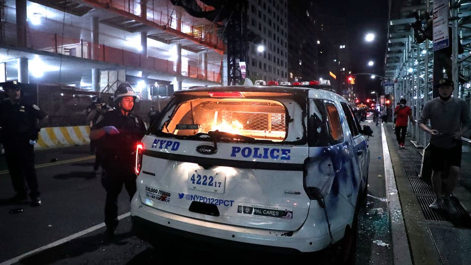 Protesters Rally In New York City Against The Police Killing Of A Minneapolis Minnesota Man George Floyd