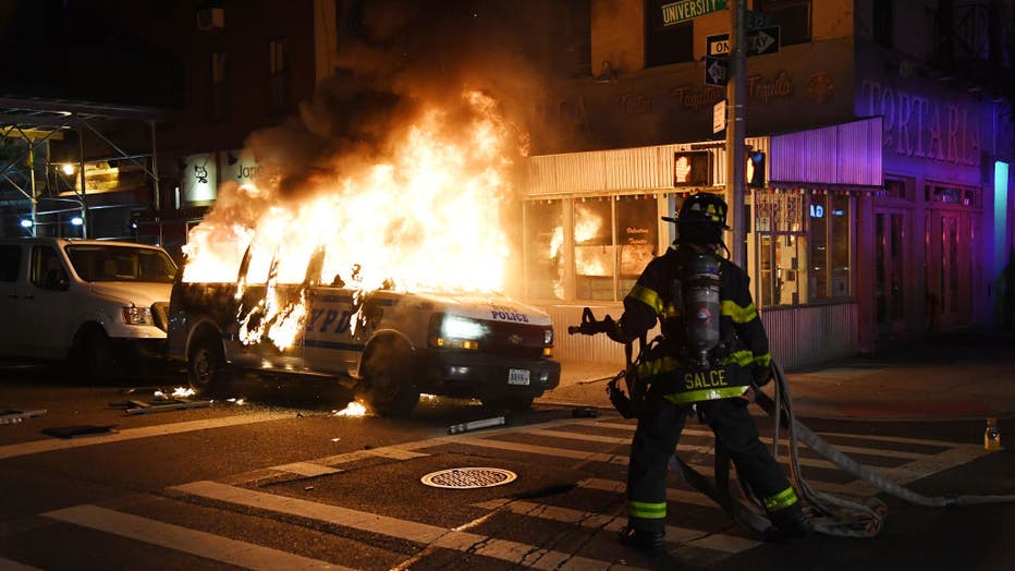 e058c098-Protests Against Police Brutality Over Death Of George Floyd Continue In NYC