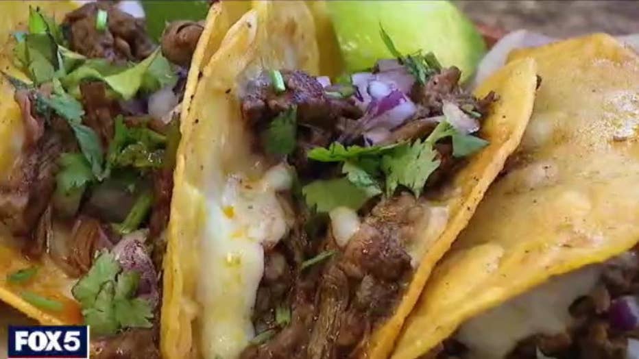 Tacos from the Tacos-is-Life-NJ restaurant in Woodland Park, New Jersey.