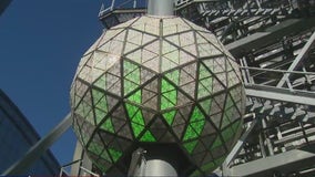 New Year's Eve preparations underway in Times Square