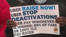 NYC Uber drivers go on one-day strike