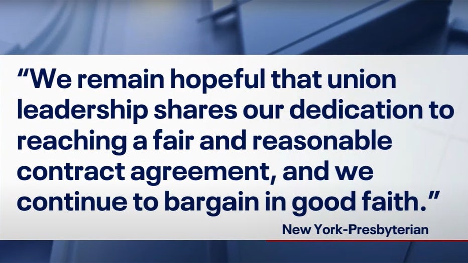 NYC nurses possible strike